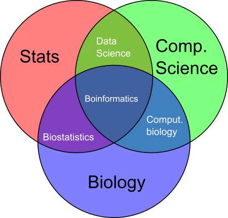 What is bioinformatics? Venn diagram